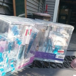 Pen stapler and tape dispenser